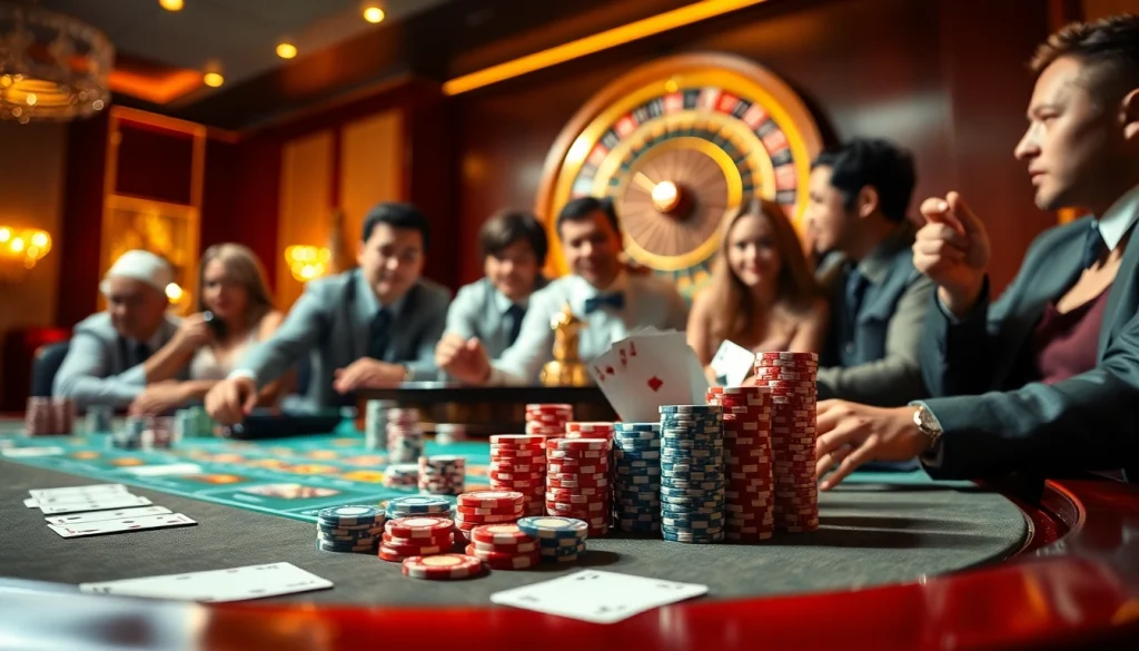 Trải nghiệm sự hứng khởi của Bet VIP với các ván poker cược cao tại bàn casino sang trọng.