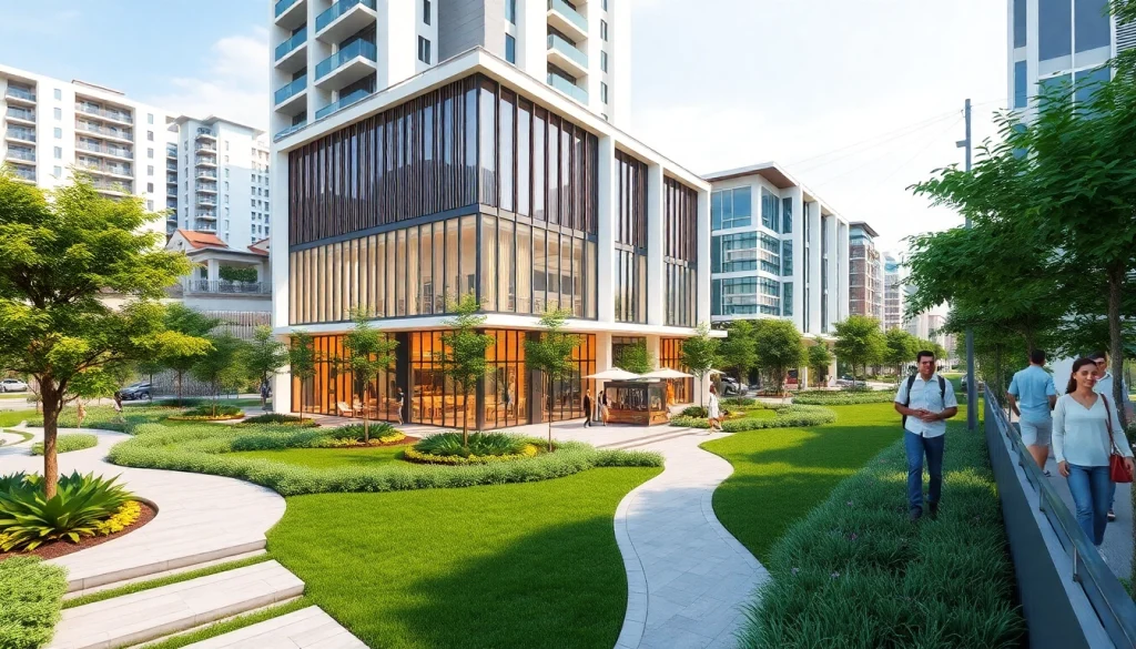 Visualize the luxurious tampines st 95 ec surrounded by a vibrant neighborhood and lush landscaping.