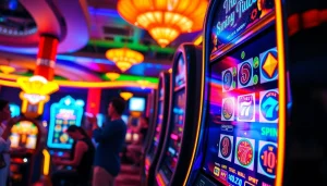 Mainkan slot depo 1000 yang mengasyikkan di kasino penuh warna.