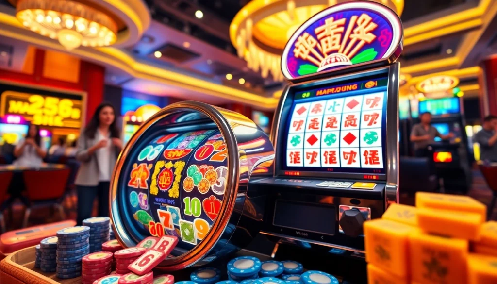 Menangkan permainan slot mahjong dengan mesin slot yang berwarna-warni dan mengesankan.