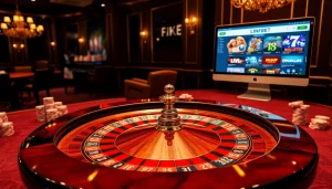 Experience the excitement of Link F8BET with luxurious casino elements and engaging gameplay.