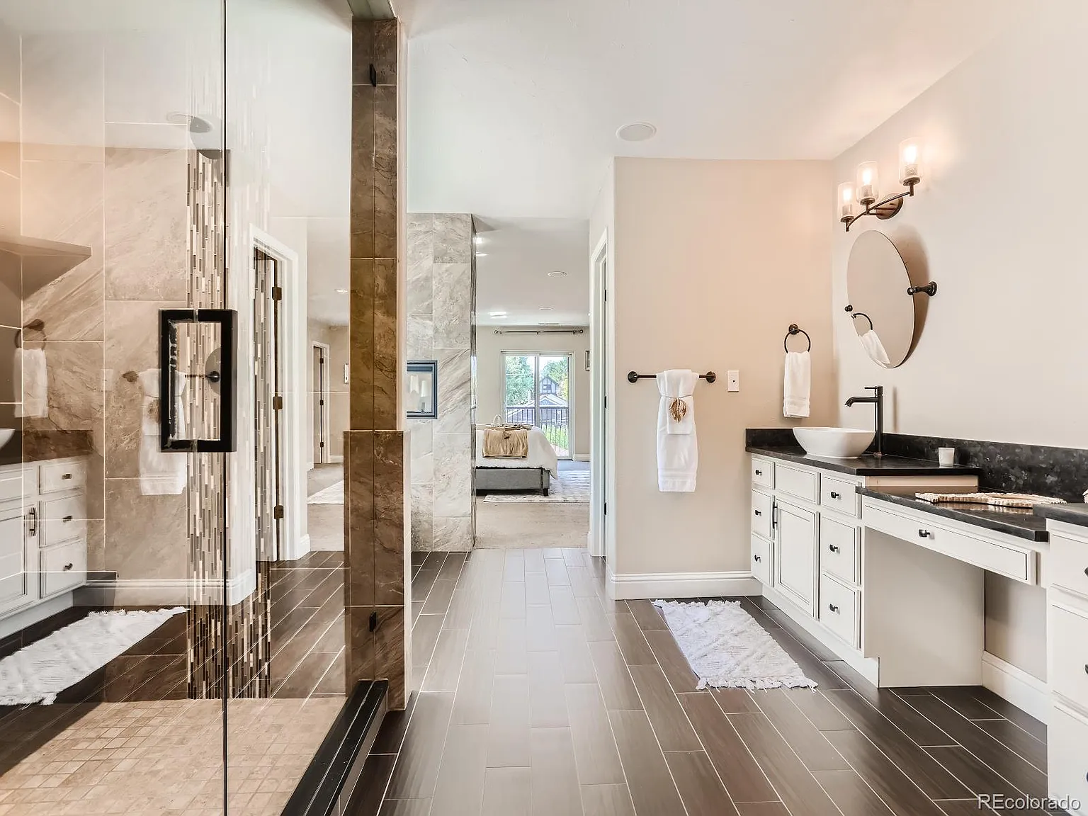 Stunning Makeover Ideas with a Black Frame Shower Screen