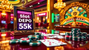 Rasakan sensasi permainan Slot Depo 5k di kasino mewah dengan warna-warni yang hidup.