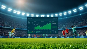Analyze บ้านผลบอลสด through a vibrant sports dashboard displaying live statistics and player actions.