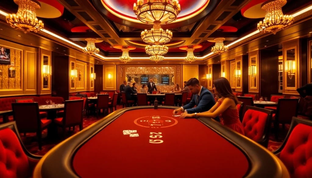 Pinco Casino VIP aksiyalar təqdim edən cazibədar kazino salonu.