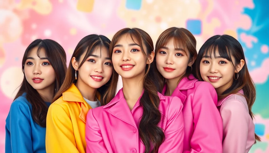 Engaging portrait of the blackpink members showcasing their unique styles and vibrant personalities.