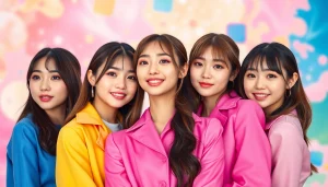 Engaging portrait of the blackpink members showcasing their unique styles and vibrant personalities.