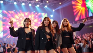 Catch the latest Blackpink news showcasing BLACKPINK's energetic stage performance.