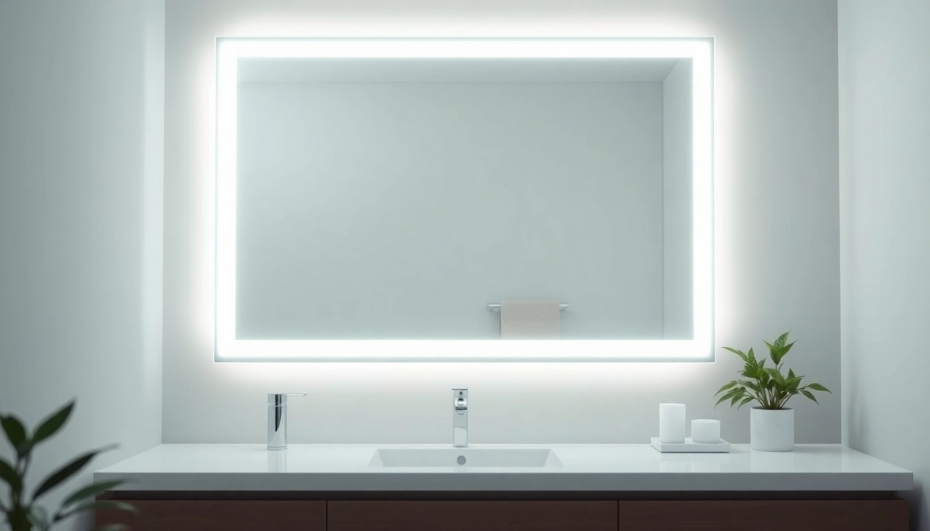 Elegant Designs for Your Bathroom Mirror with LED Light