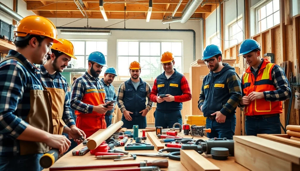 Hands-on training at trade schools oahu showcasing students learning essential skills.