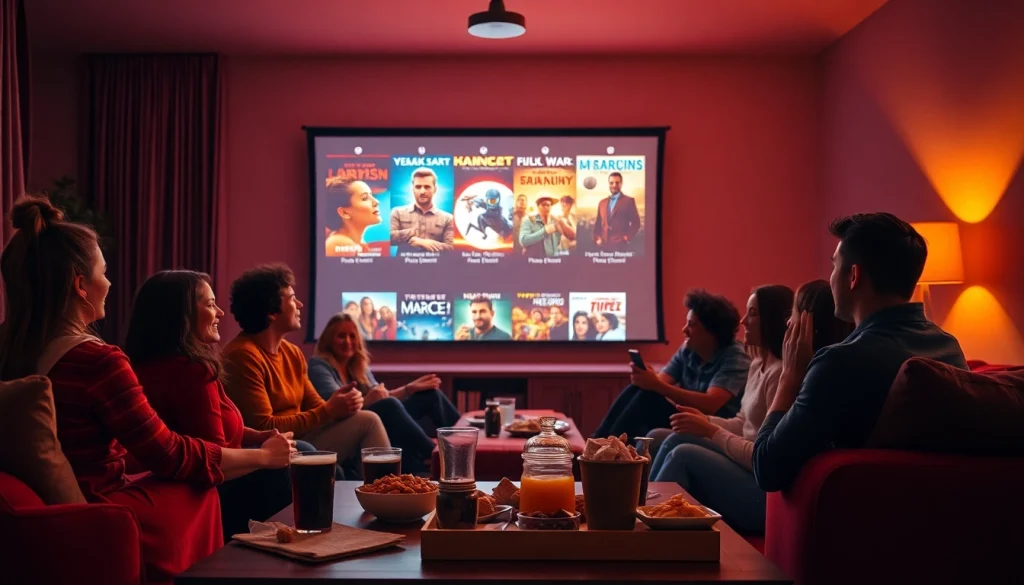 ดูหนังออนไลน์ กับเพื่อนๆ ในบรรยากาศอบอุ่นและสนุกสนาน