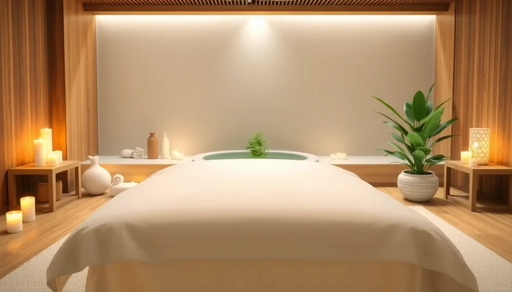 평화로운 마사지 환경에서 구미스웨디시의 고요함을 경험하세요.