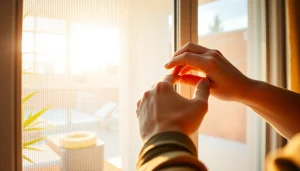 Moskitiery na wymiar w nowoczesnym wnętrzu, idealnie dopasowane do okien.